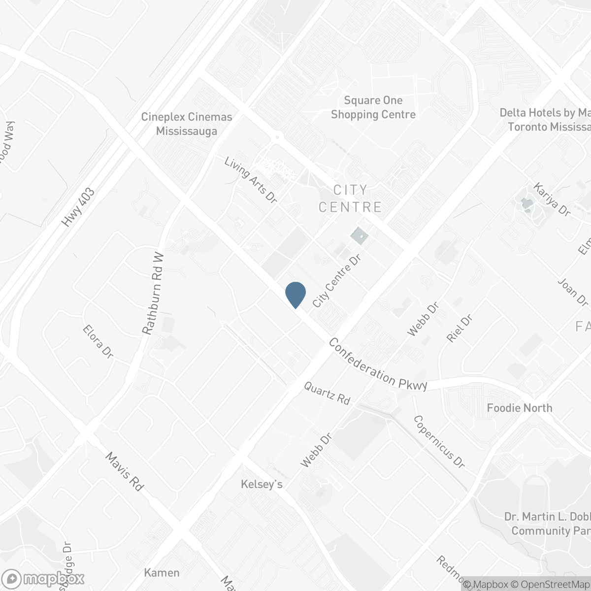 1412 - 4065 CONFEDERATION PARKWAY, Mississauga, Ontario L5B 0L4